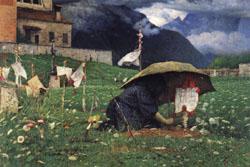 Luigi Nono First Rain Germany oil painting art